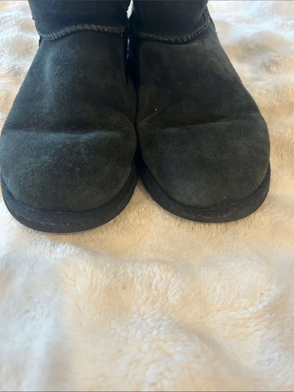 UGG Black Shearling Lined Boot